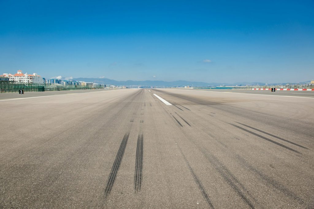Gibraltar airport runway