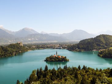 bled, lake, island