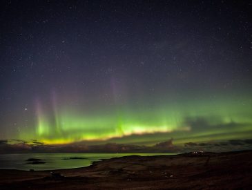 Northern lights over Shetland